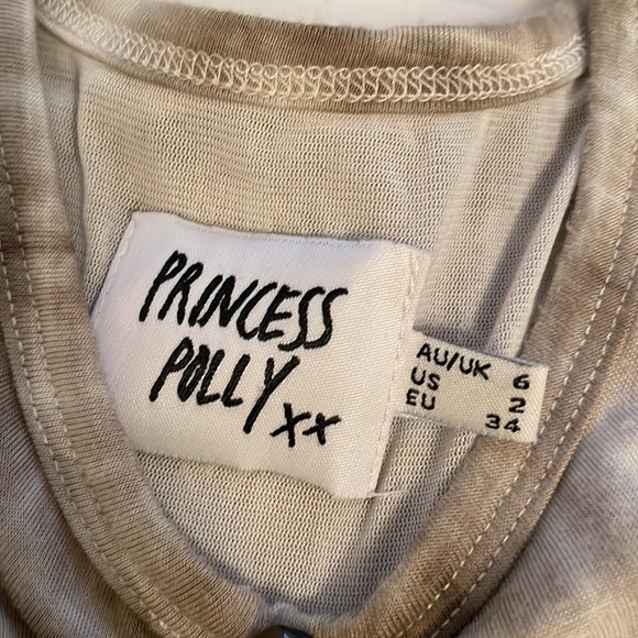 Salem Tie Dye Mini Dress Green US 2 - Picture 3 of 4